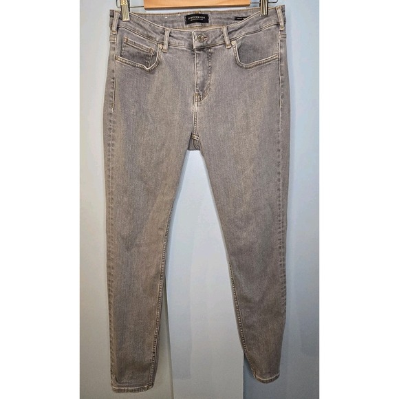Scotch & Soda Denim - Scotch & Soda La Bohemienne Mid Rise Skinny Jeans 30/32 Grey